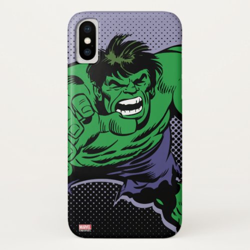 Hulk Retro Dive iPhone X Case