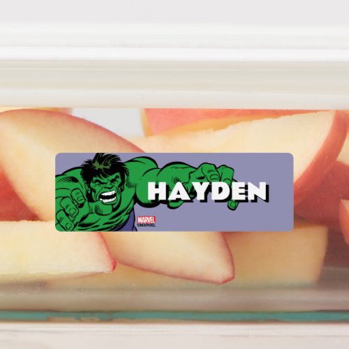 Hulk Retro Dive Kids Labels