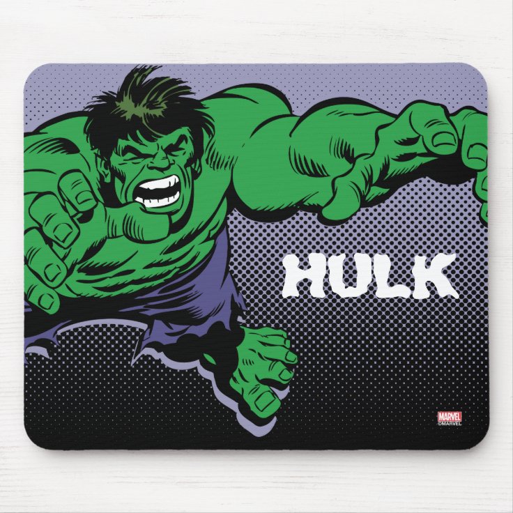 Hulk Retro Dive Mouse Pad | Zazzle
