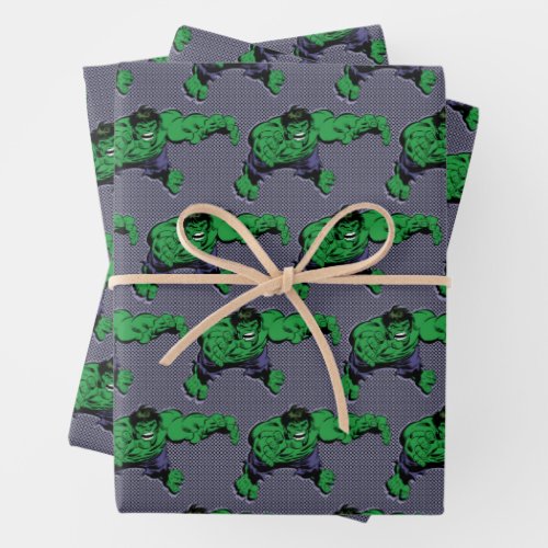 Hulk Retro Dive Wrapping Paper Sheets