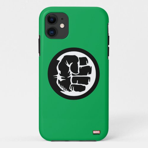 Hulk Retro Fist Icon iPhone 11 Case