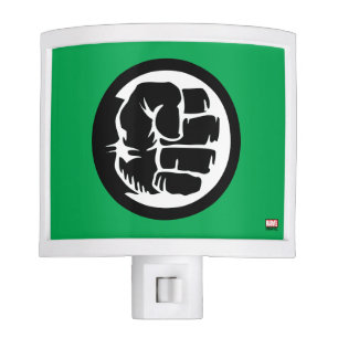 Hulk Retro Fist Icon Night Light