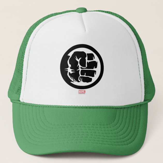 Hulk Retro Fist Icon Trucker Hat | Zazzle