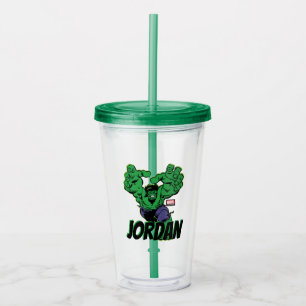 Hulk Retro Grab Acrylic Tumbler