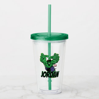 Hulk Retro Grab Acrylic Tumbler