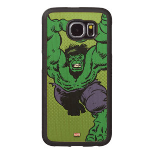 Hulk Retro Grab Carved Wood Samsung Galaxy S6 Case