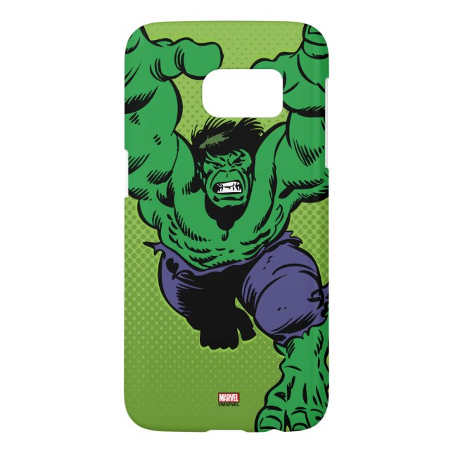 Hulk Retro Grab Case-Mate Samsung Galaxy Case (Back)