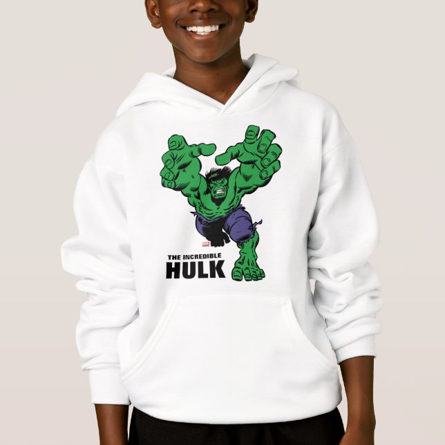 Hulk Retro Grab Hoodie (Front)