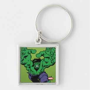 Hulk Retro Grab Keychain