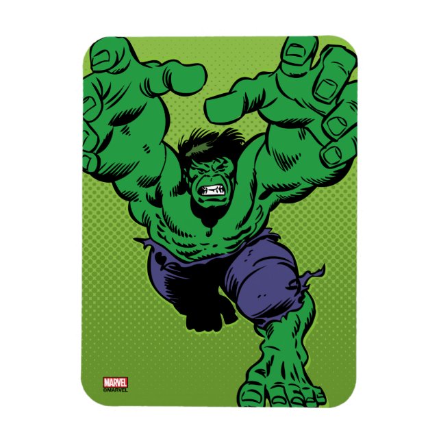 Hulk Retro Grab Magnet (Vertical)