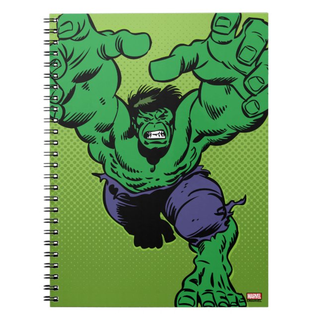 Hulk Retro Grab Notebook (Front)