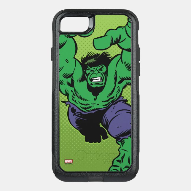 Hulk Retro Grab Otterbox iPhone Case (Back)