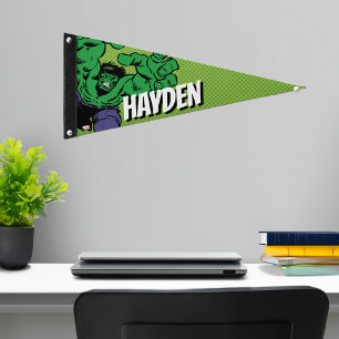 Hulk Retro Grab Pennant Flag
