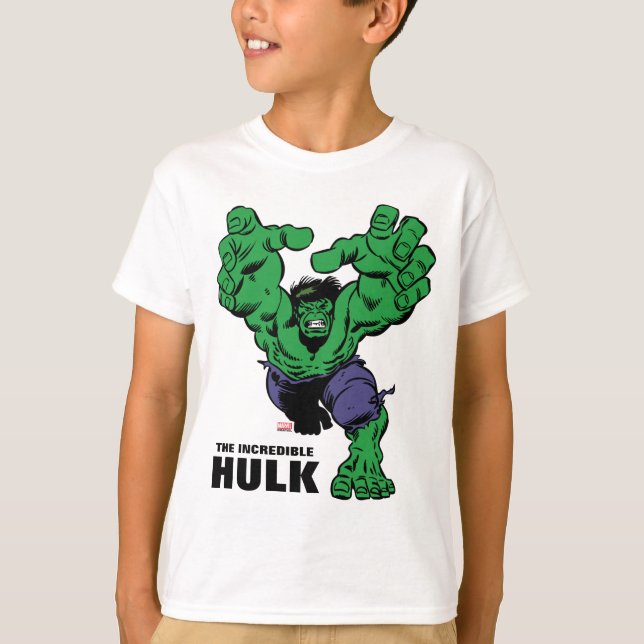 Hulk Retro Grab T-Shirt (Front)