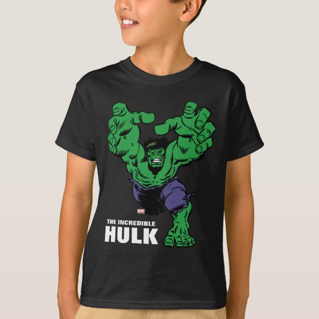 Hulk Retro Grab T-Shirt (Front)