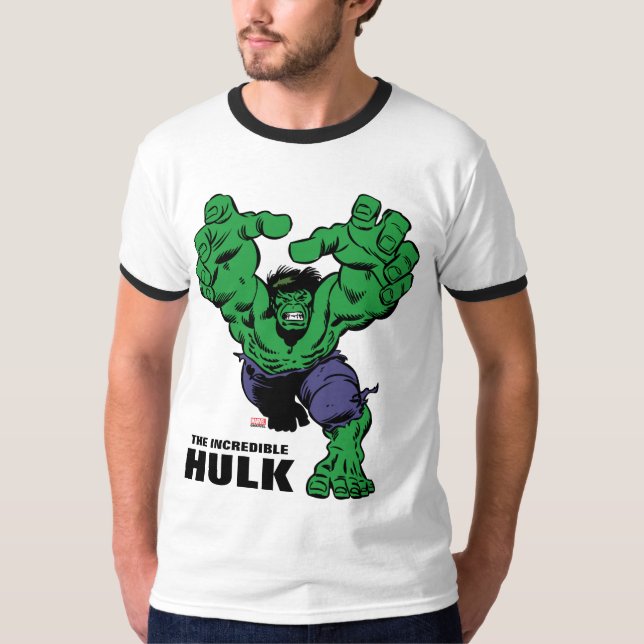 Hulk Retro Grab T-Shirt (Front)