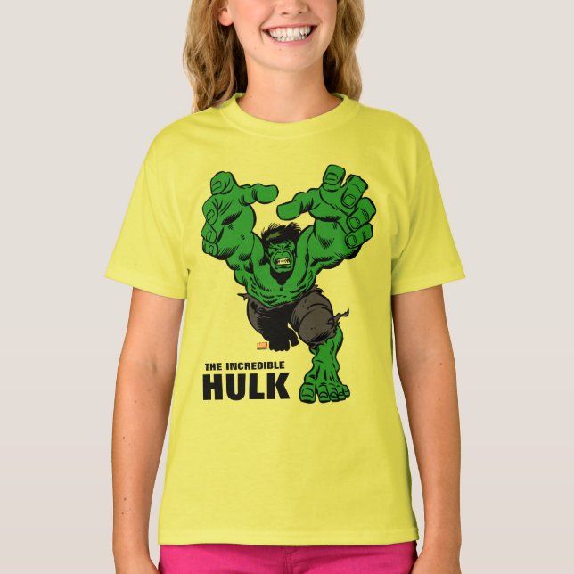 Hulk Retro Grab T-Shirt (Front)