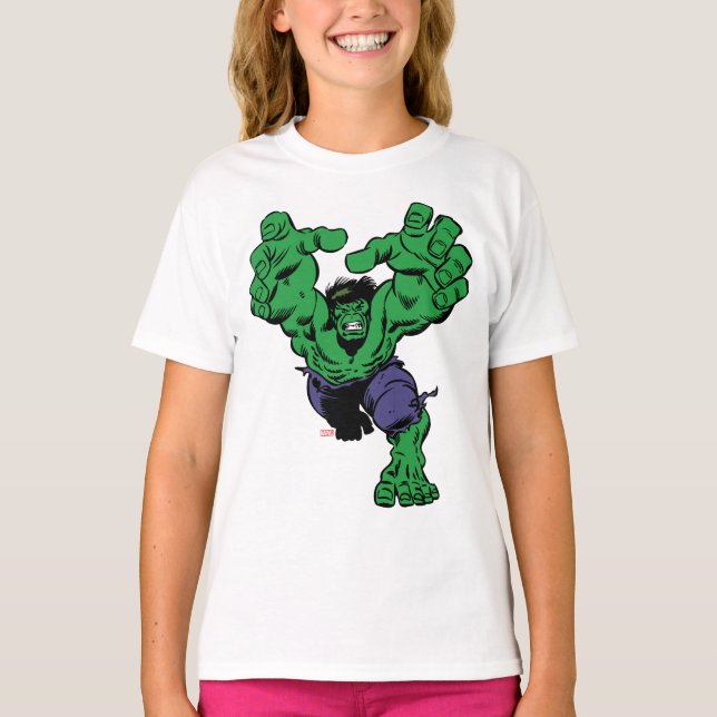 Hulk Retro Grab T-Shirt (Front)