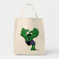 Hulk Retro Grab Tote Bag