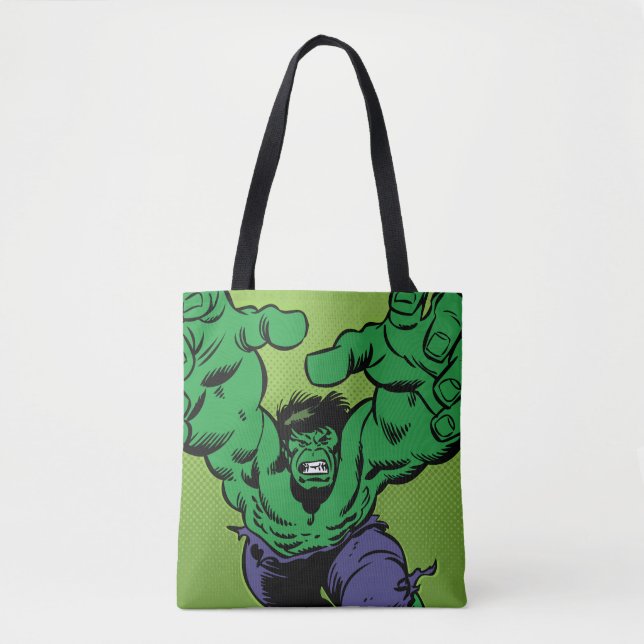 Hulk Retro Grab Tote Bag (Front)