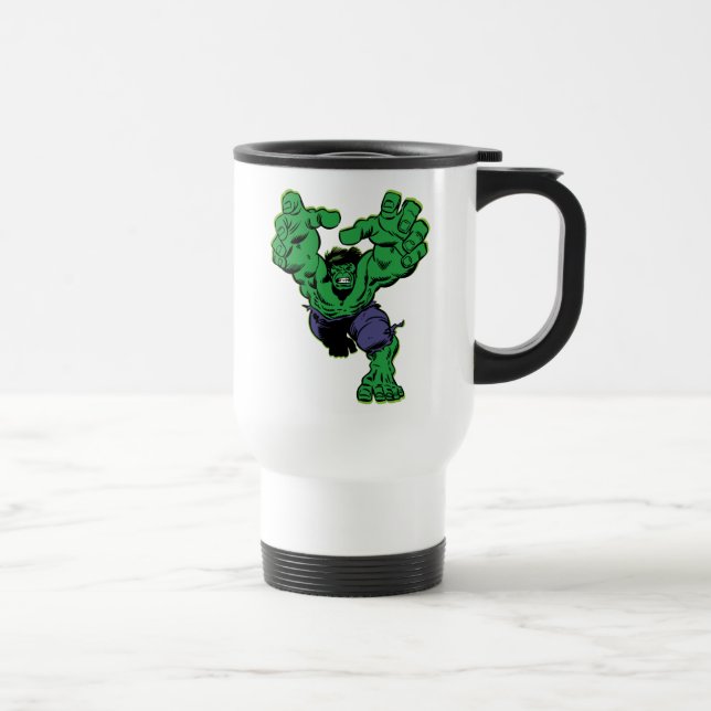 Hulk Retro Grab Travel Mug (Right)