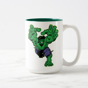 Hulk Retro Grab Two-Tone Coffee Mug