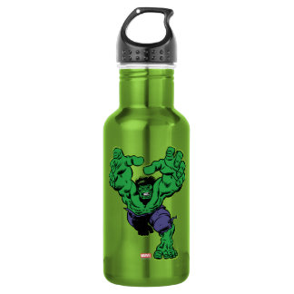 Hulk Retro Grab Water Bottle