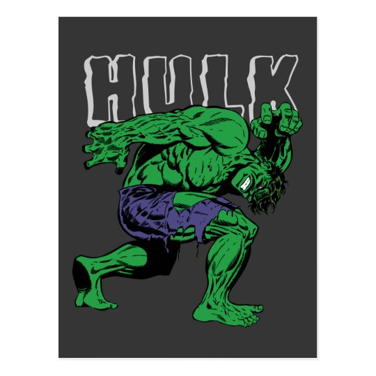 Hulk Retro Lift Postcard | Zazzle.com