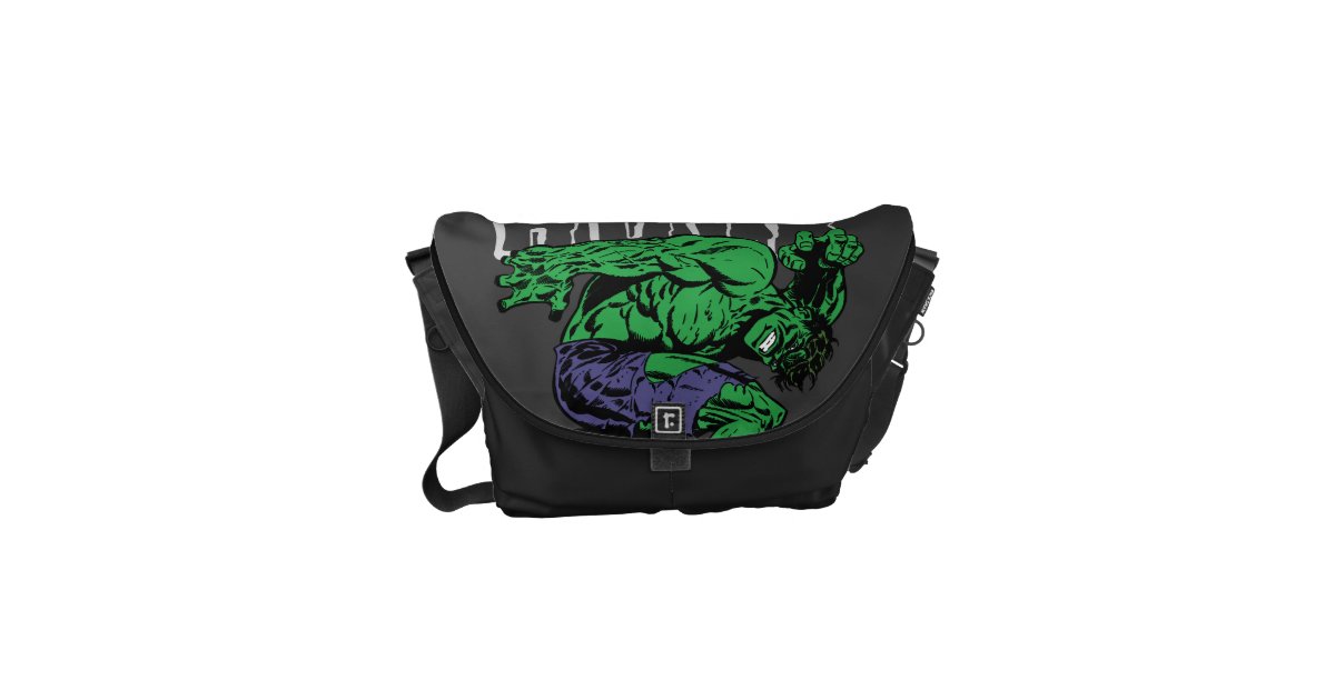 Hulk Retro Lift Small Messenger Bag | Zazzle