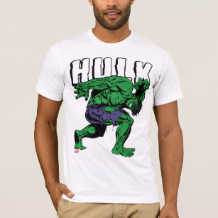 Marvel Comics bleu Design original sous licence T-shirt pour enfant Hulk T-shirt /à col rond de Logoshirt The Incredible