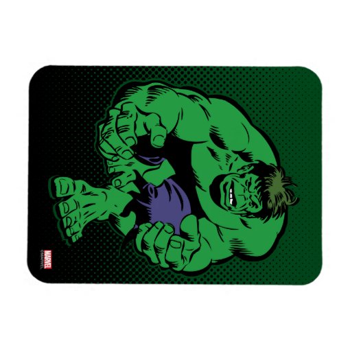 Hulk Retro Stomp Magnet | Zazzle