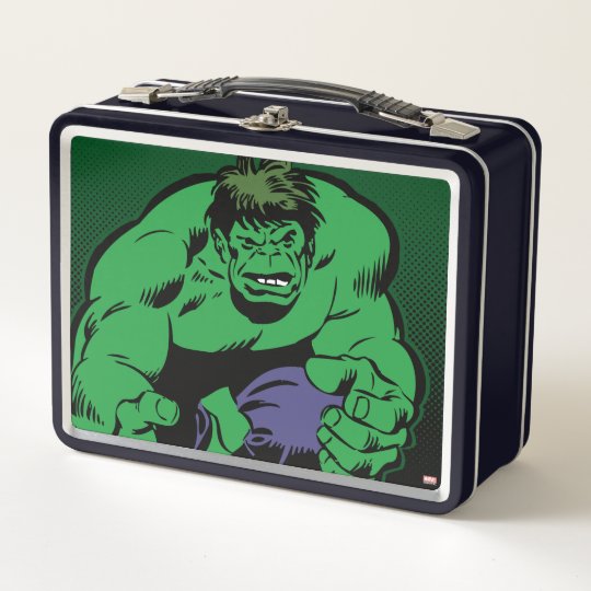 Hulk Retro Stomp Metal Lunch Box