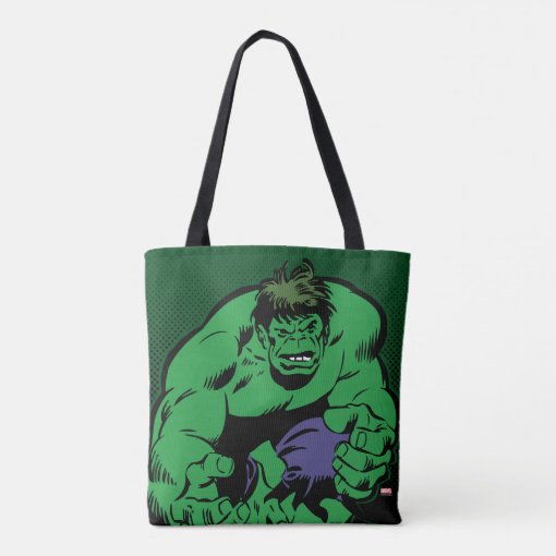 Hulk Hogan Tote Bag - WWE Wrestling Themed Canvas Tote, 16" X 16", Double-Stitched, Lightweight & Durable