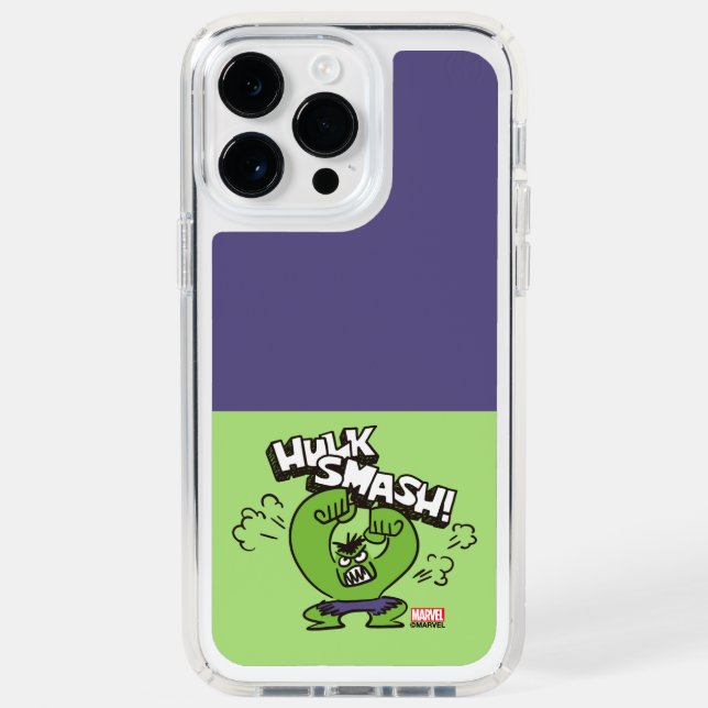 Hulk Smash Angry Doodle Graphic Speck iPhone Case (Front)