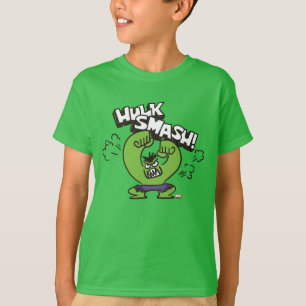 Hulk Smash Angry Doodle Graphic T-Shirt