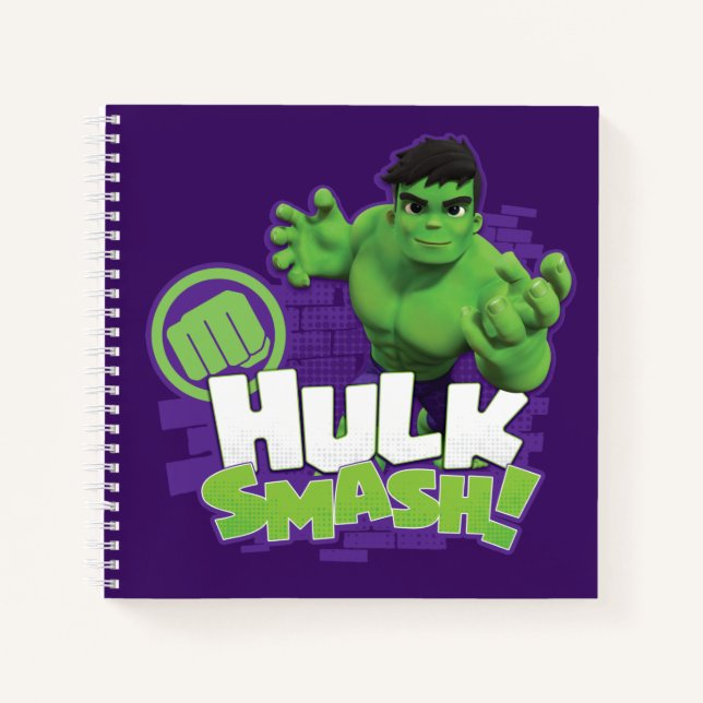 HULK SMASH! Character Graphic Notebook (Front)