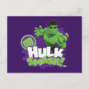 HULK SMASH! Character Graphic Postcard