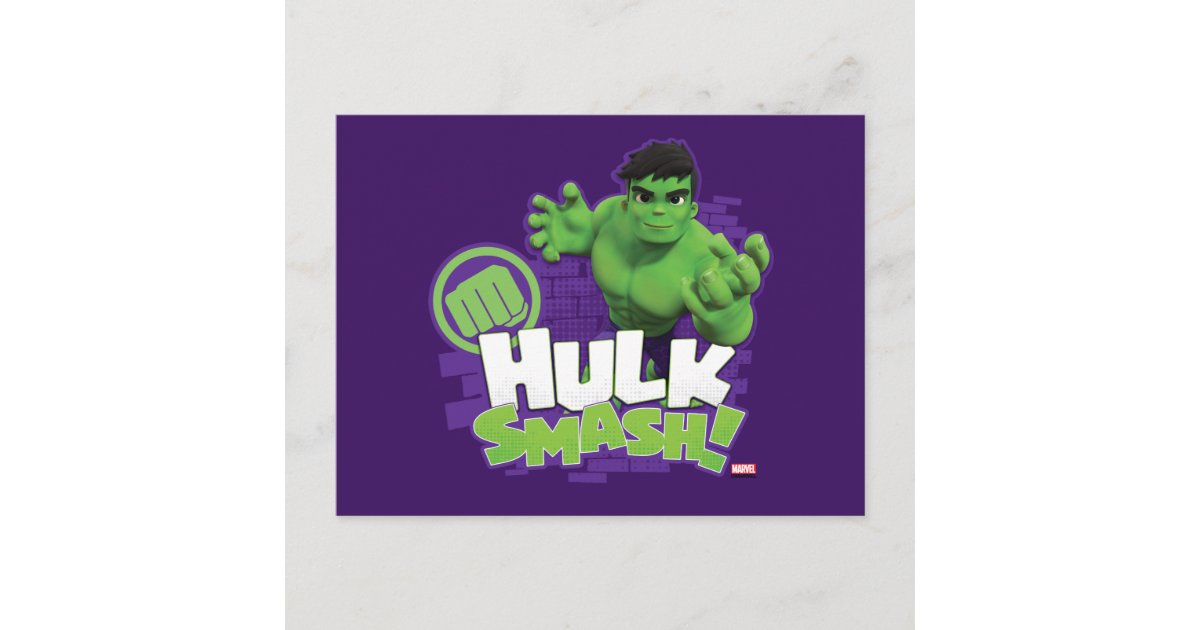 HULK SMASH! Character Graphic Postcard | Zazzle HULK SMASH! Character Graphic Postcard | Zazzle