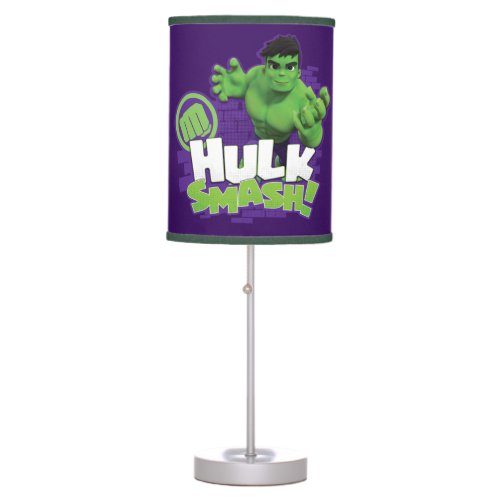 HULK SMASH Character Graphic Table Lamp