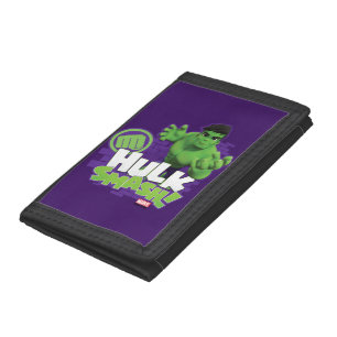 HULK SMASH! Character Graphic Tri-fold Wallet