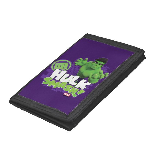 HULK SMASH! Character Graphic Trifold Wallet (Bottom)