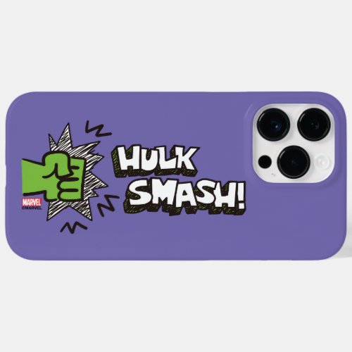 Hulk Smash Fist Doodle Graphic Case_Mate iPhone 14 Pro Max Case