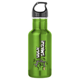 Hulk Smash Fist Doodle Graphic Stainless Steel Water Bottle