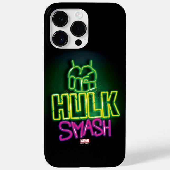 Hulk Smash Neon Graphic Case-Mate iPhone Case (Back)
