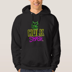 Hulk Smash Neon Graphic Hoodie
