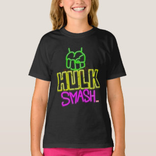 Hulk Smash Neon Graphic T-Shirt