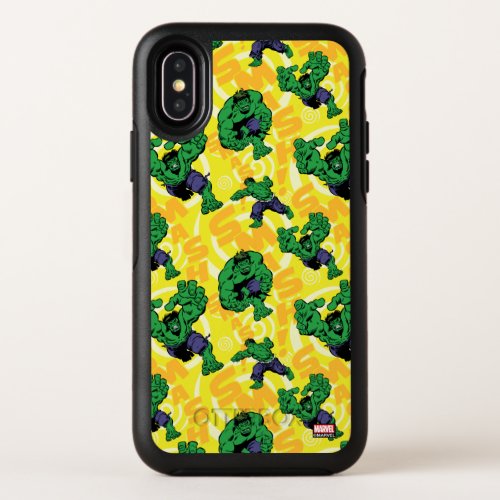 Hulk Smash Poses Pattern OtterBox Symmetry iPhone X Case