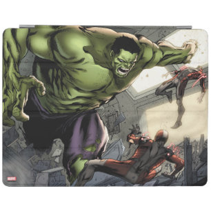 Hulk Smashing His Enemies iPad Smart Cover