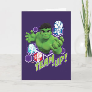Hulk & Spidey Team "Team-Up!" Card