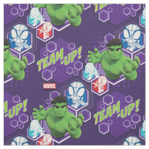 Hulk & Spidey Team "Team-Up!" Fabric